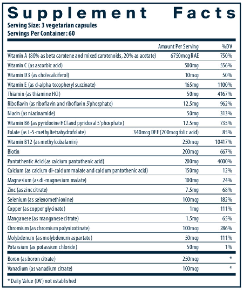 Product image for Multi-Nutrients (No Iron or Iodine).