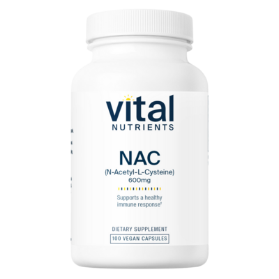 NAC (N-Acetyl-l-Cysteine) 600mg 100 capsules