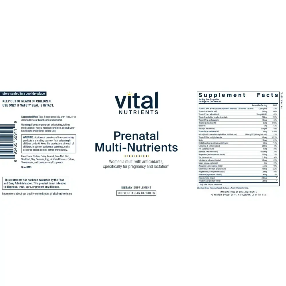 Product image for PreNatal Multi-Nutrients.