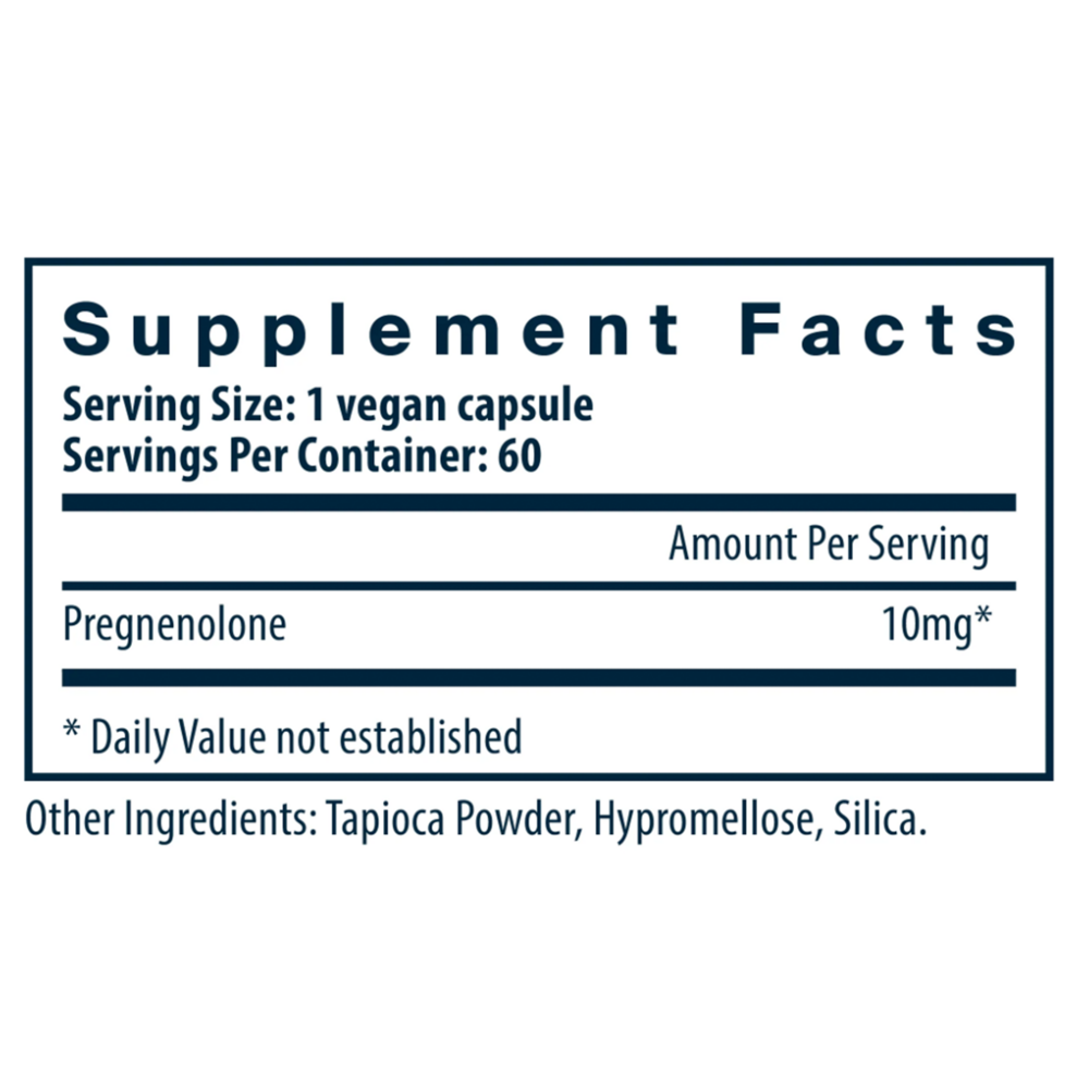 Product image for Pregnenolone 10mg.