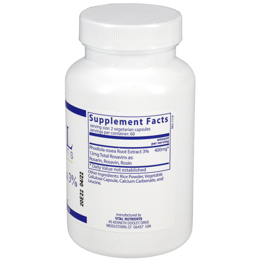 Product image for Rhodiola 3% 400mg.