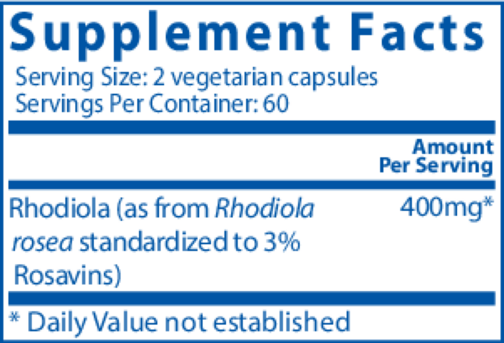 Product image for Rhodiola 3% 400mg.