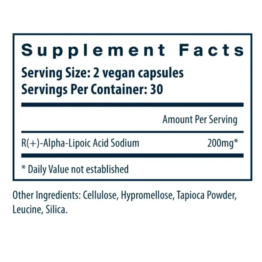 Product image for R-Lipoic Acid.