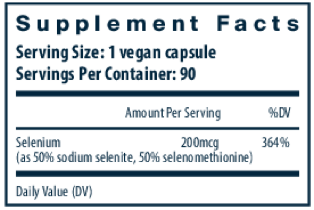 Product image for Selenium 200mcg.