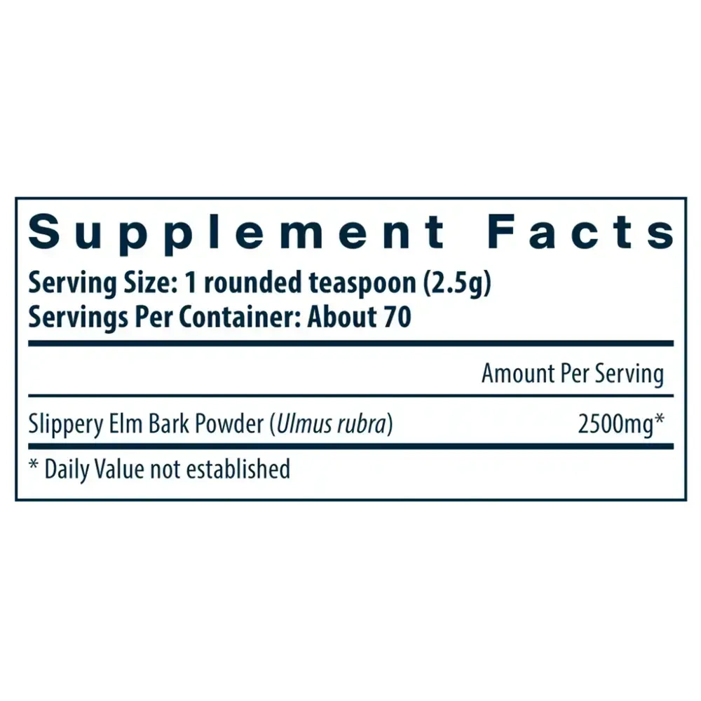Product image for Slippery Elm Bark Powder.