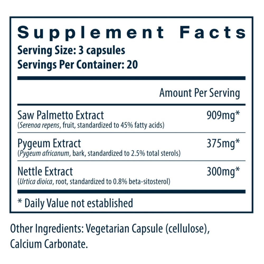 Product image for Saw Palmetto Pygeum Nettle Root.