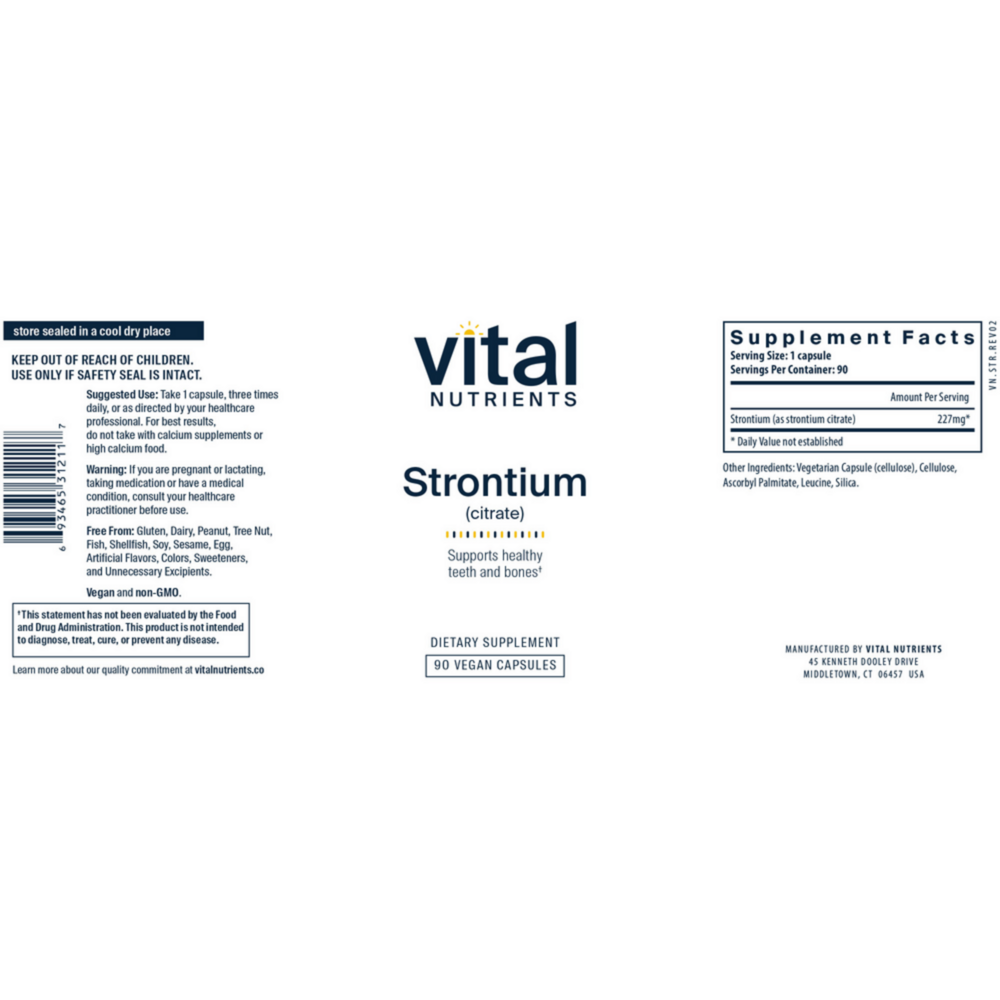 Product image for Strontium (Citrate).