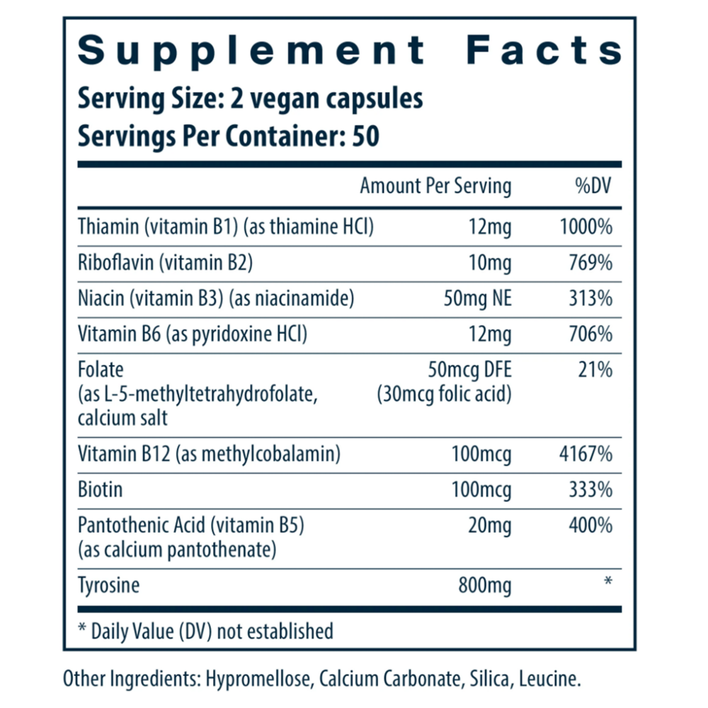 Product image for Tyrosine and B Vitamins.