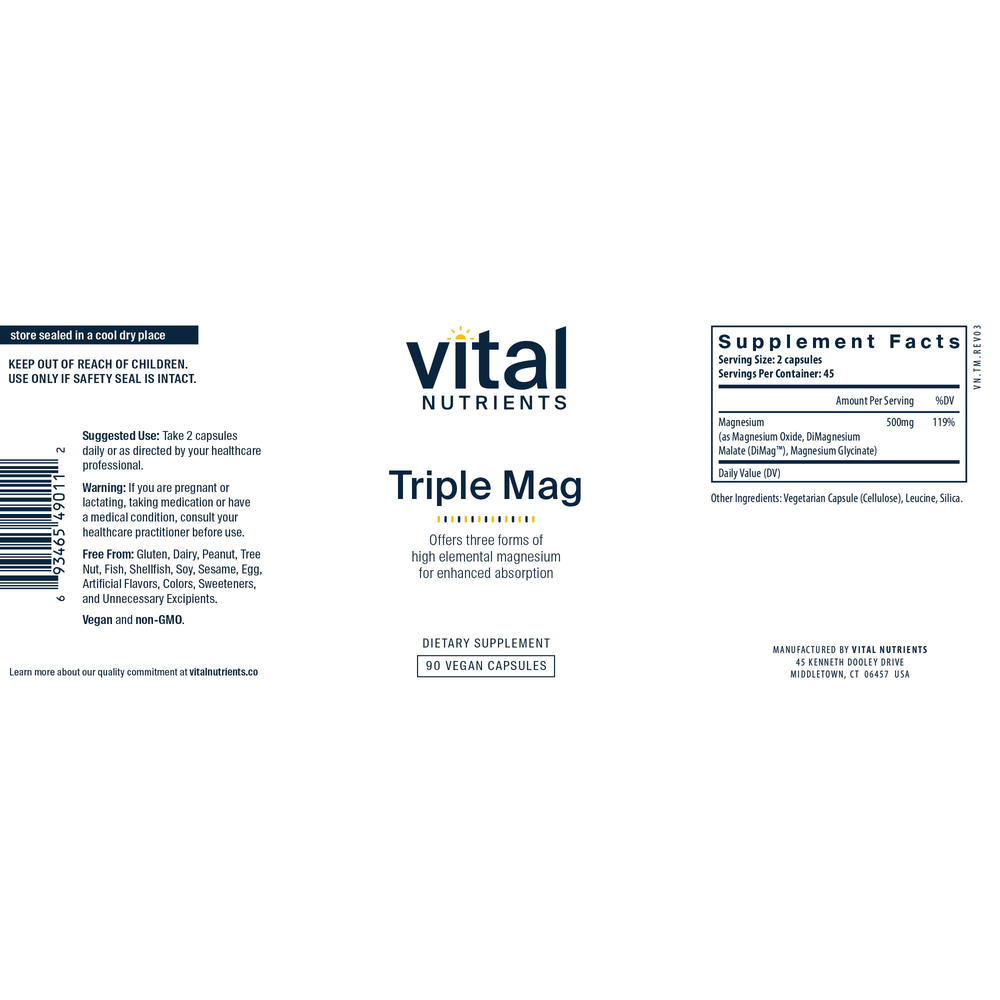 Product image for Triple Magnesium Complex.