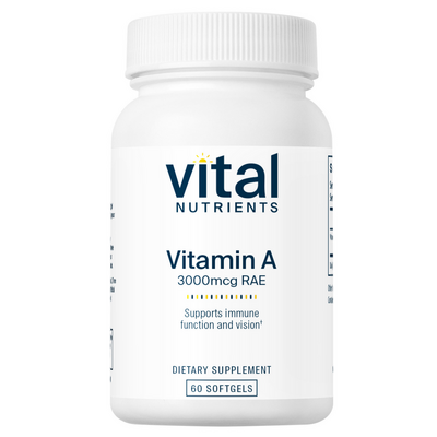 Vitamin A 3000mcg 60 Softgels