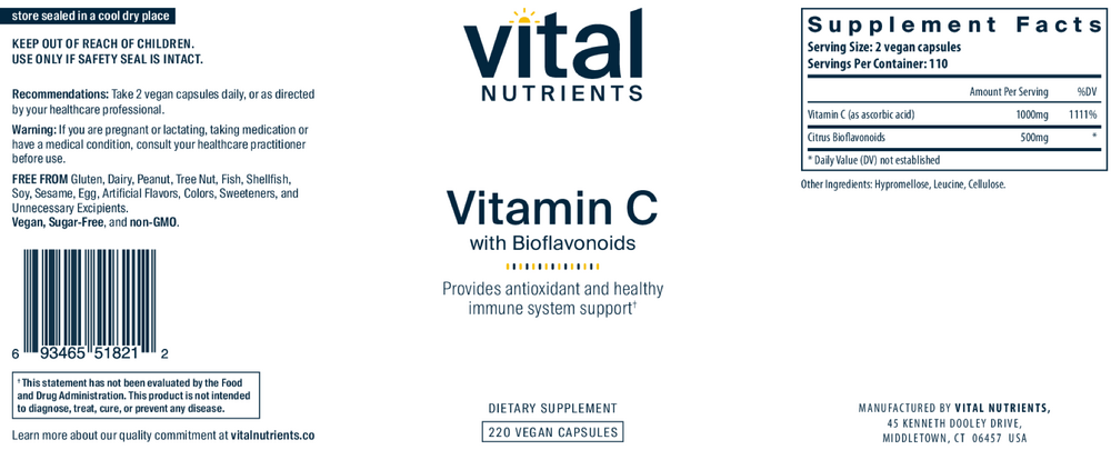 Product image for Vitamin C with Citrus Bioflavonoids.