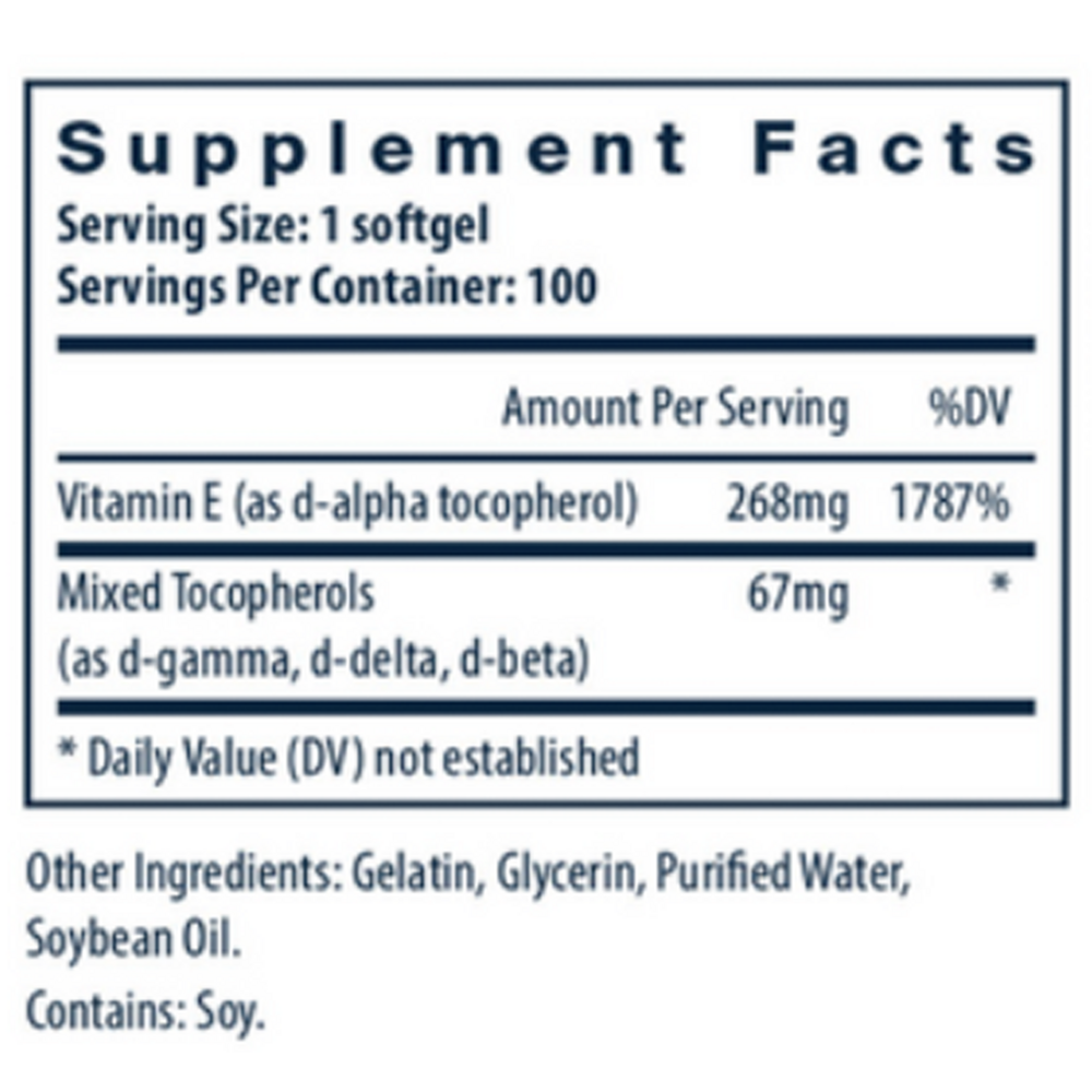 Product image for Vitamin E.