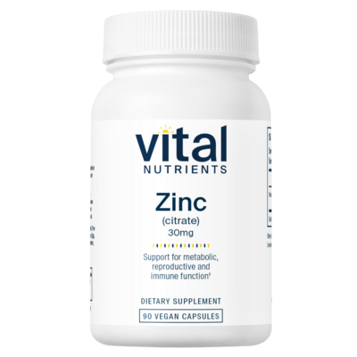 Zinc (Citrate) 30mg 90c