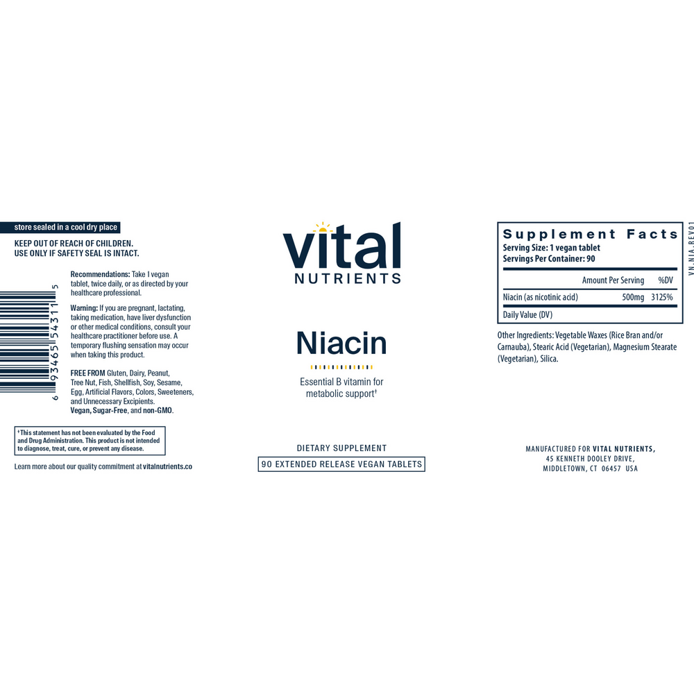 Product image for Niacin.