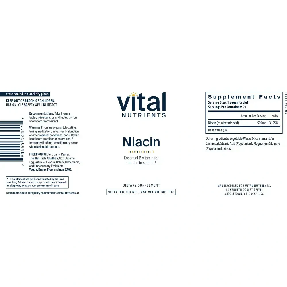 Product image for Niacin.