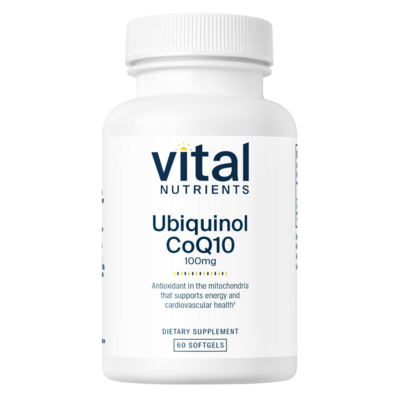 Ubiquinol CoQ10 100mg 60 Softgels