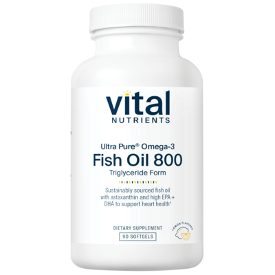 Ultra Pure® Fish Oil 800 TG 90 Softgels