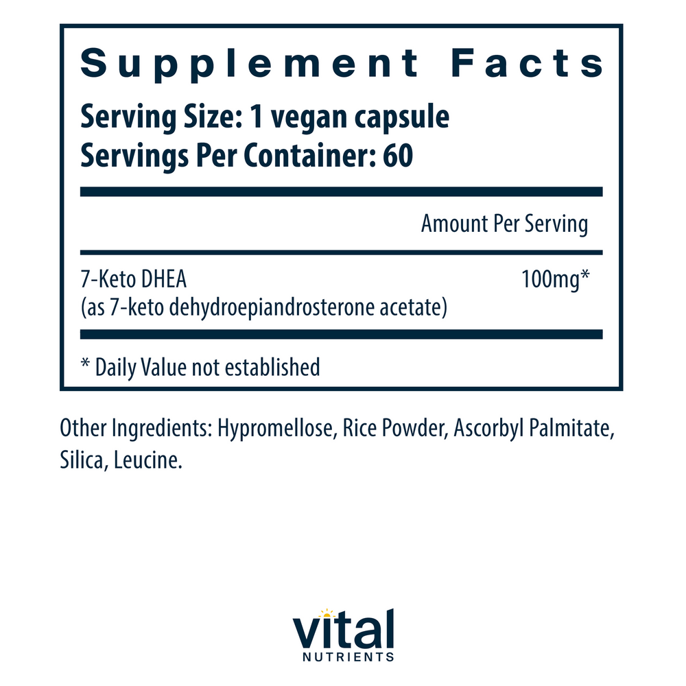 Product image for 7-Keto DHEA 100mg.