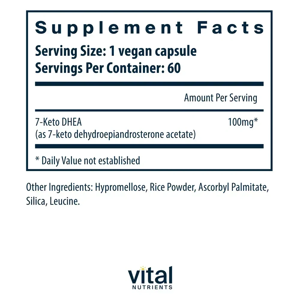 Product image for 7-Keto DHEA 100mg.