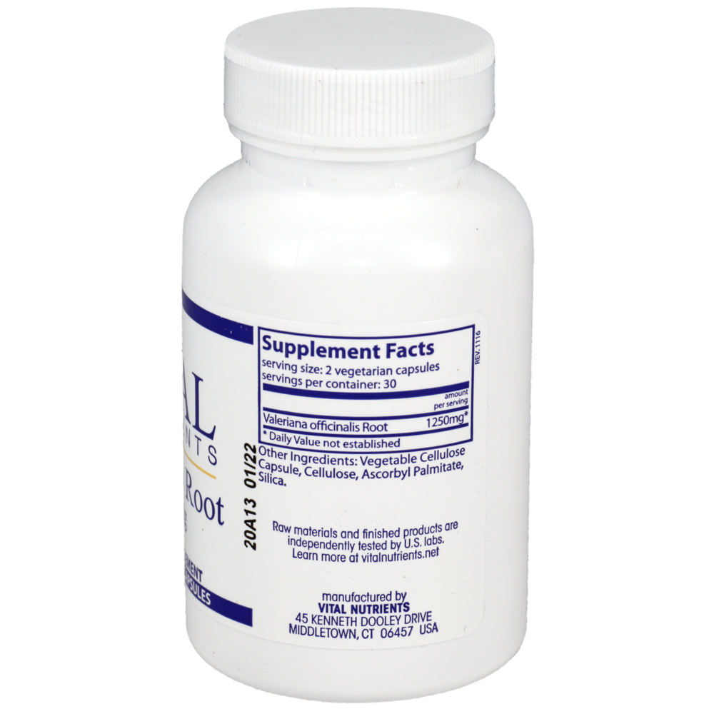Product image for Valerian Root 625mg.