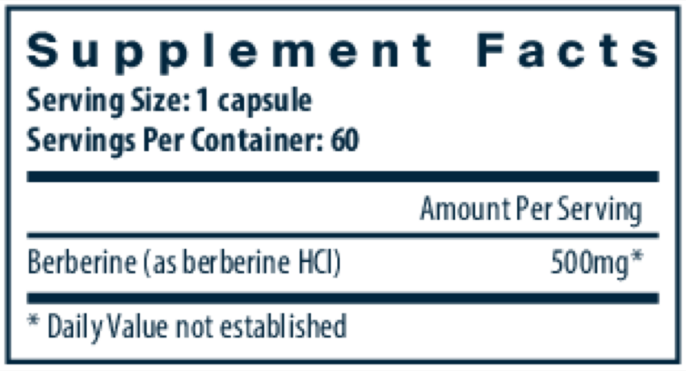 Product image for Berberine 500mg.