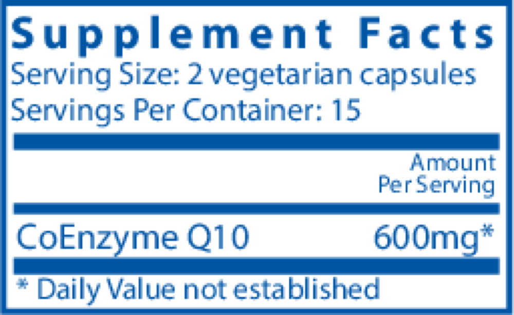 Product image for CoEnzyme Q10 300mg.