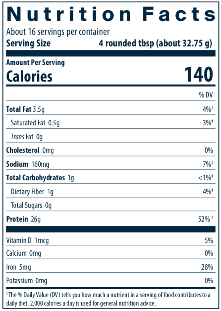Product image for ProVeg Organic Pea Protein, Natural Vanilla.