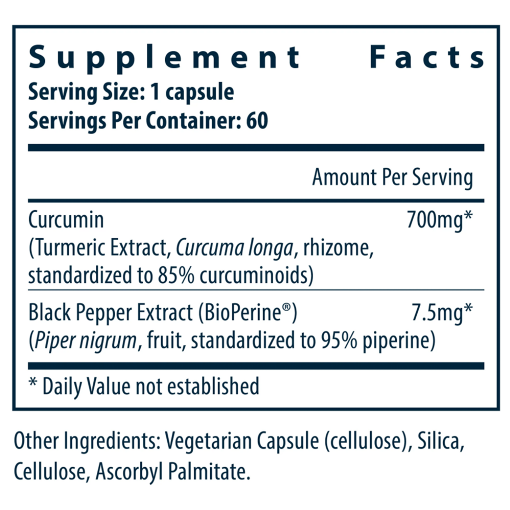 Product image for Curcumin Extract 700mg (with Bioperine®).