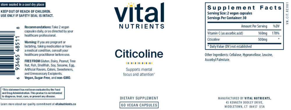 Product image for Citicoline.