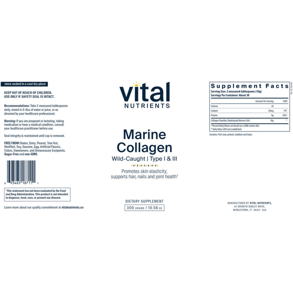 Product image for Marine Collagen Wild-Caught Type I &amp; III.