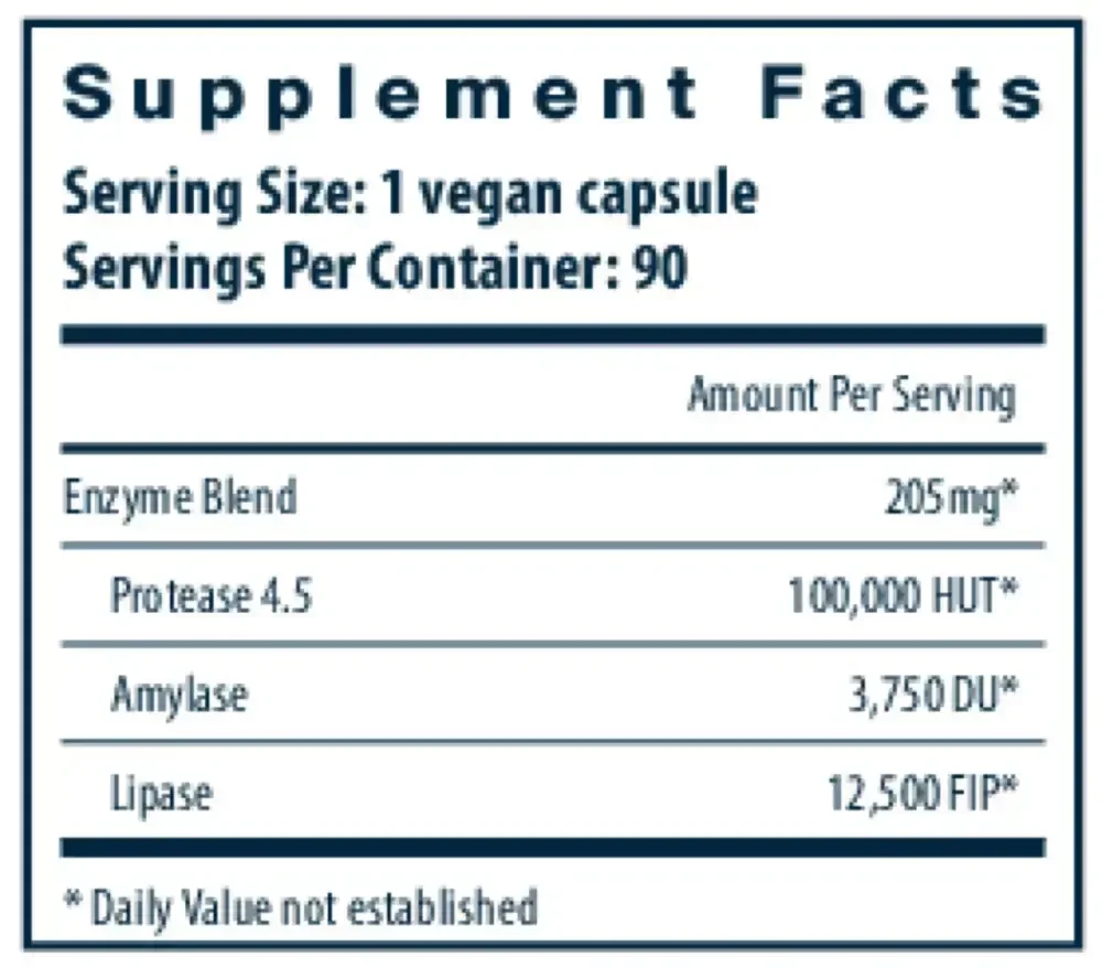 Product image for Vegan Pancreatic Enzymes.