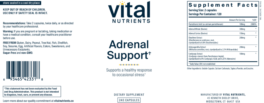 Product image for Adrenal Support.