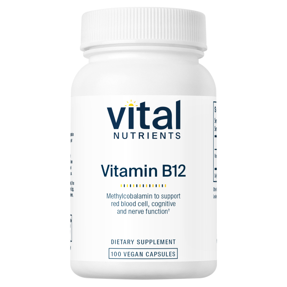 Product image for Vitamin B12 (as methylcobalamin) 1000mcg.