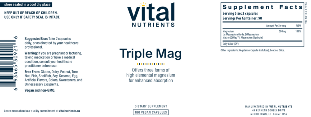 Product image for Triple Magnesium Complex.