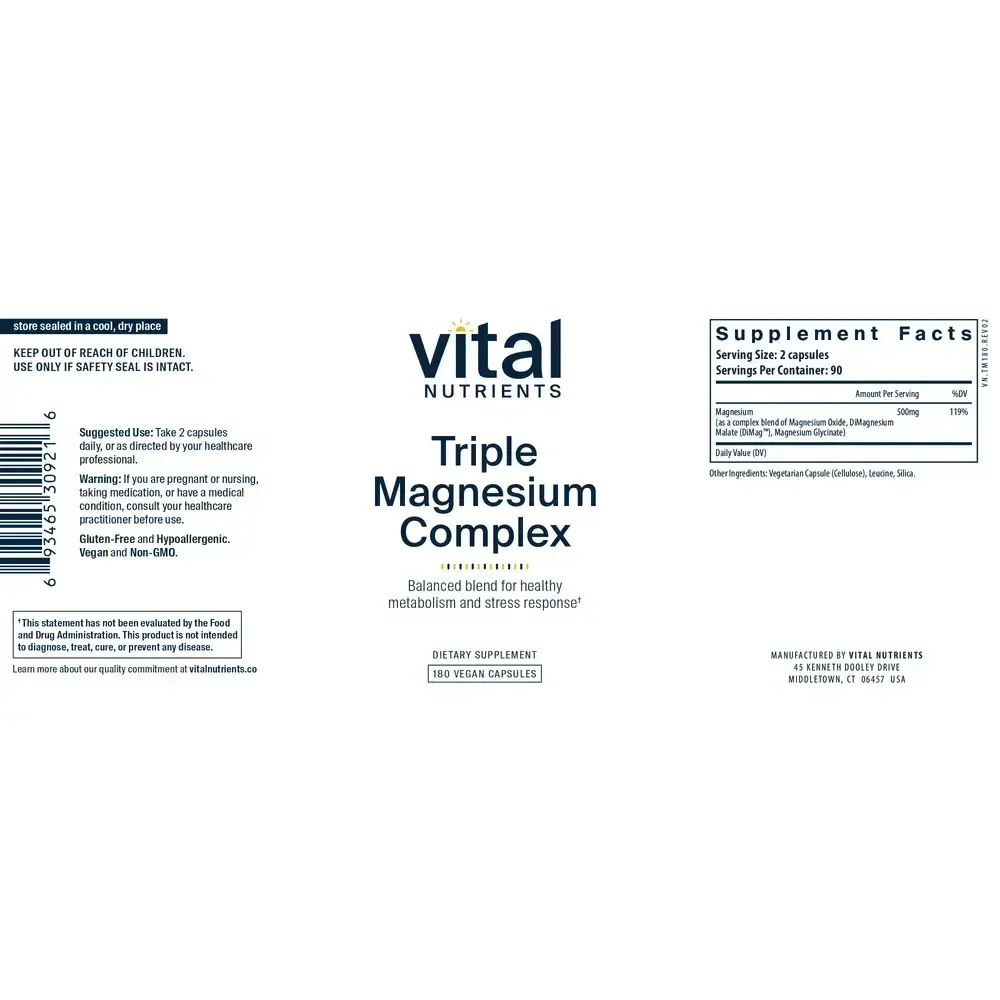 Product image for Triple Magnesium Complex.
