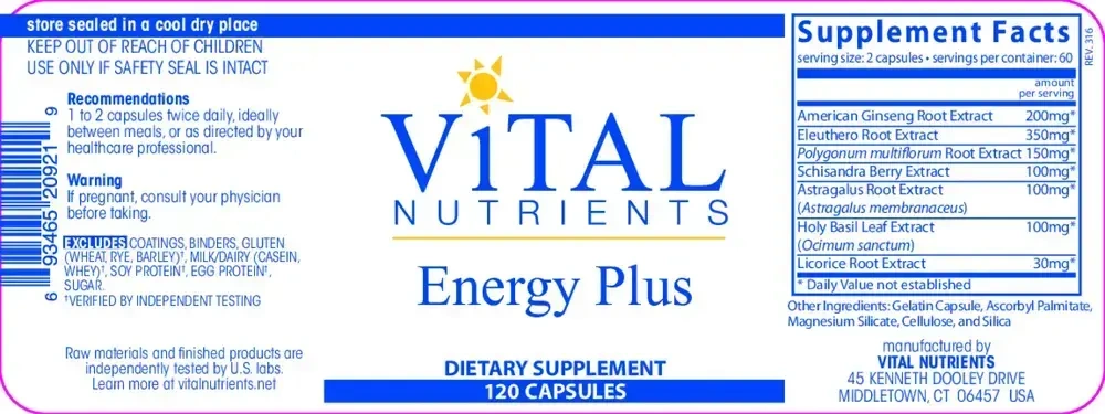 Product image for Energy Plus (California Only).
