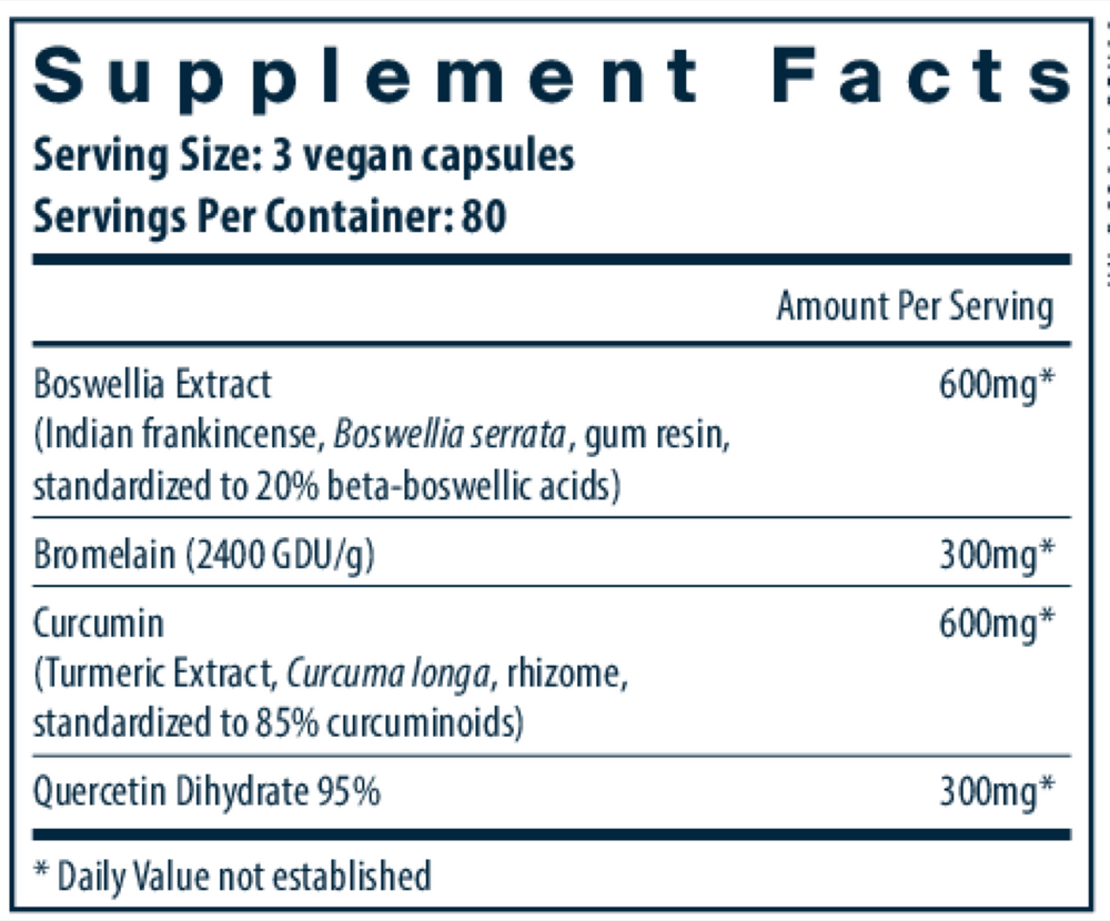 Product image for BCQ: Bromelain, Curcumin and Quercetin (California Only).