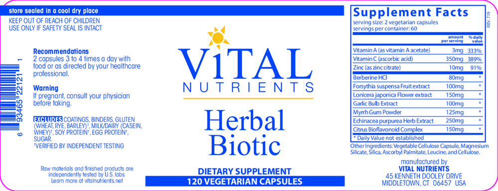 Product image for Herbal Biotic (California Only).