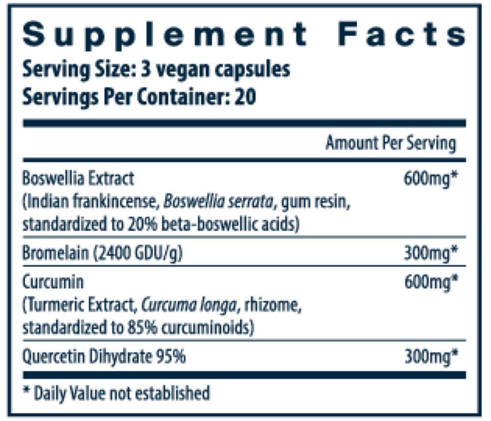 Product image for BCQ: Bromelain, Curcumin and Quercetin (California Only).