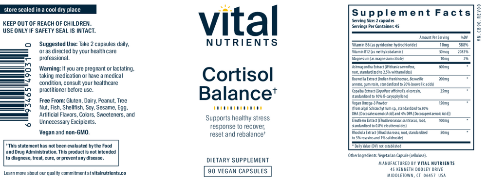 Product image for Cortisol Balance.