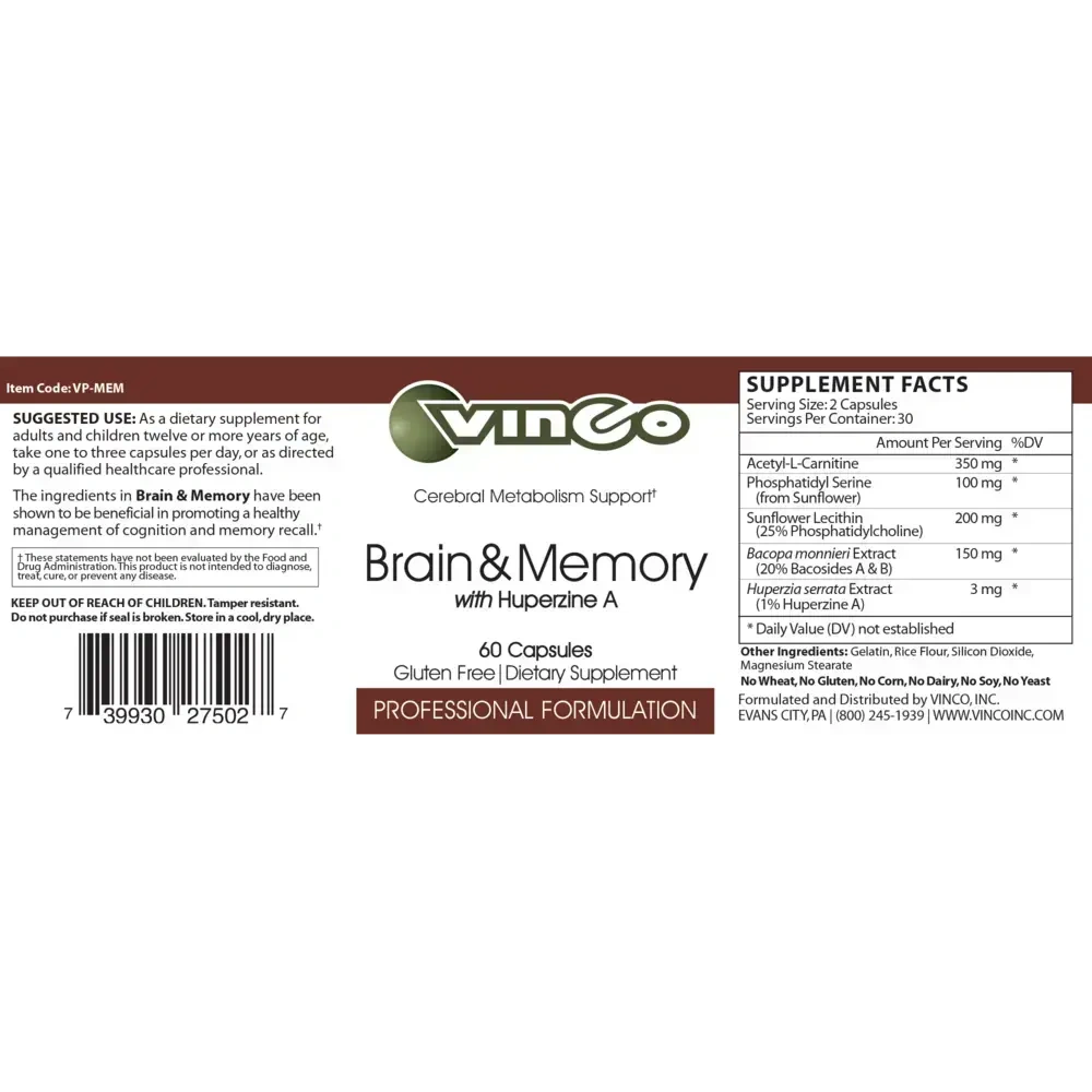Product image for Brain &amp; Memory.