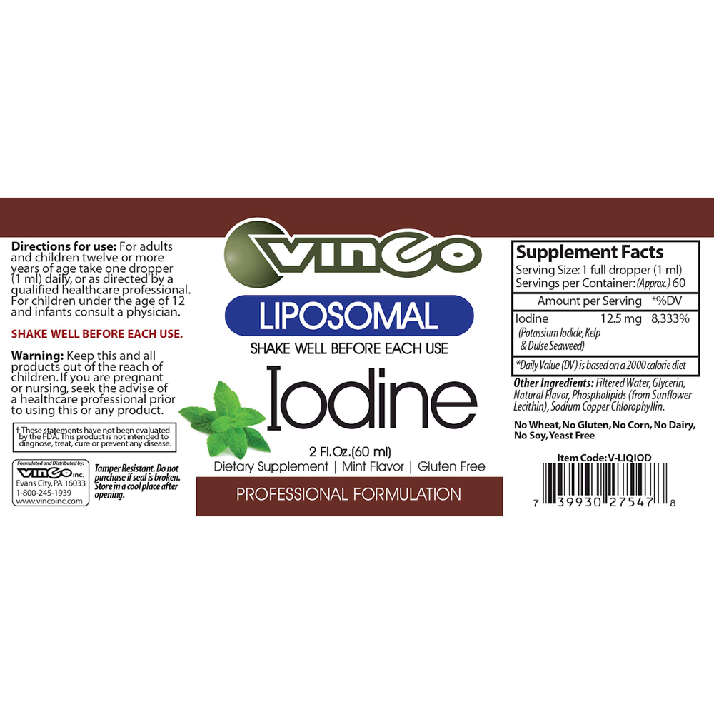 Product image for Liposomal Liquid Iodine.
