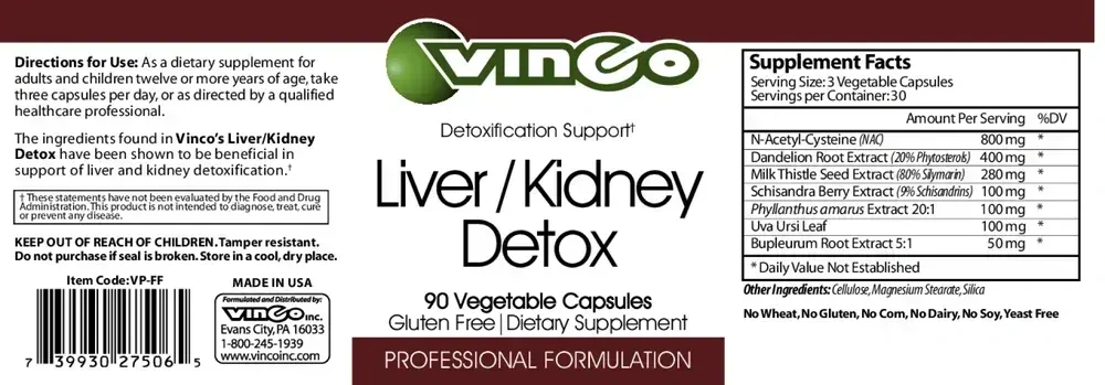 Product image for Liver/Kidney Detox.