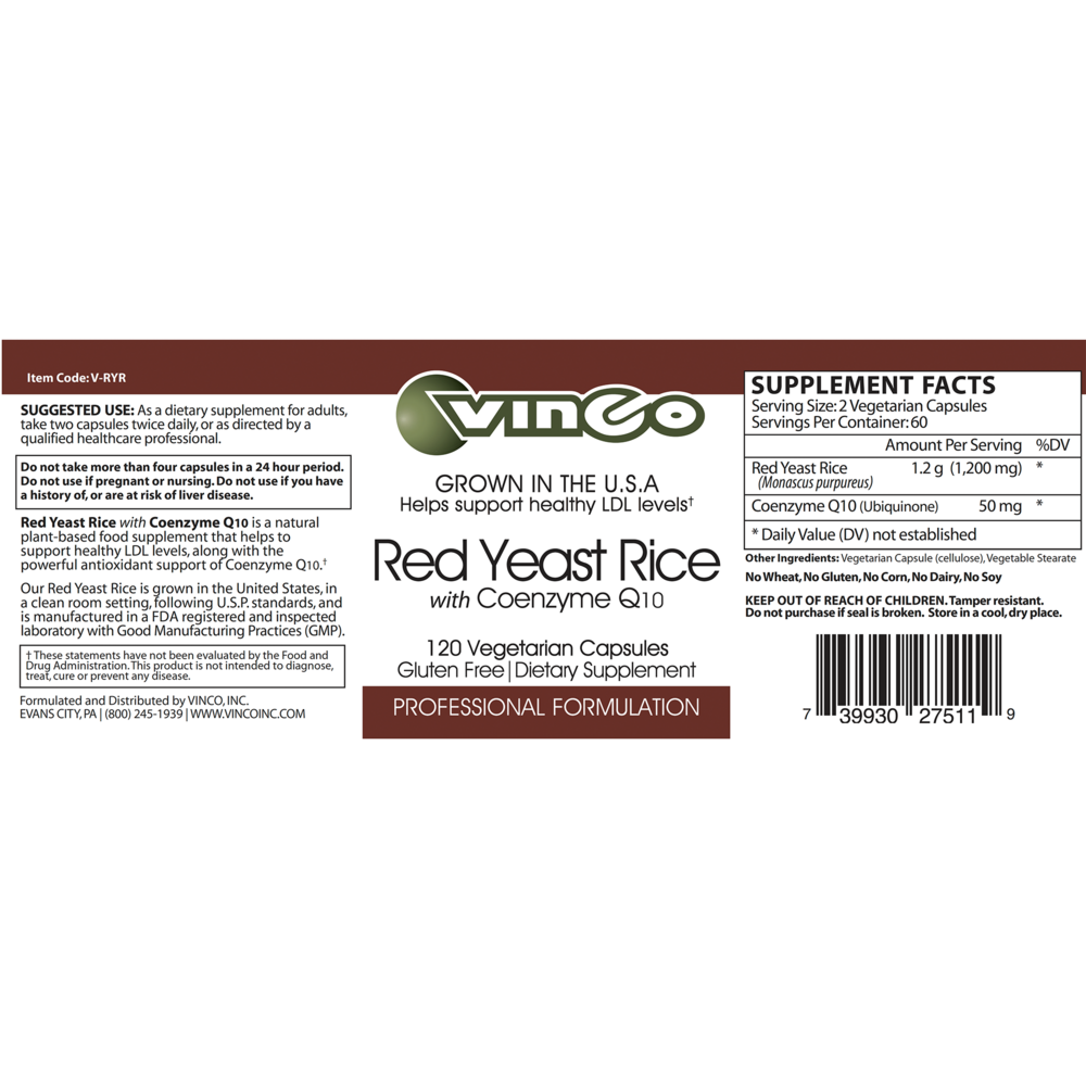 Product image for Red Yeast Rice.