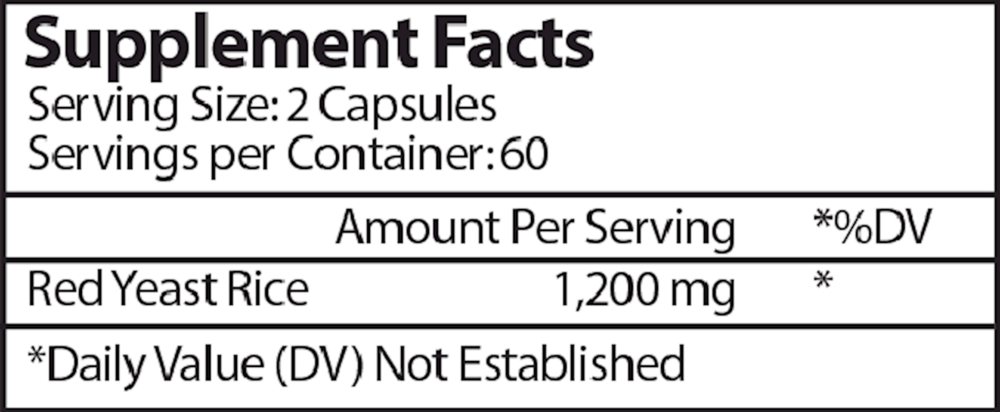 Product image for Red Yeast Rice (Rx).