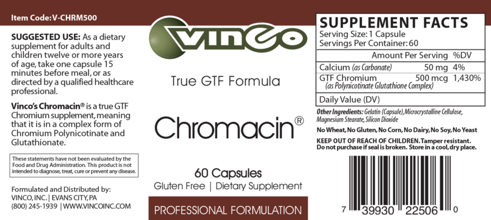 Product image for GTF Chromacin.