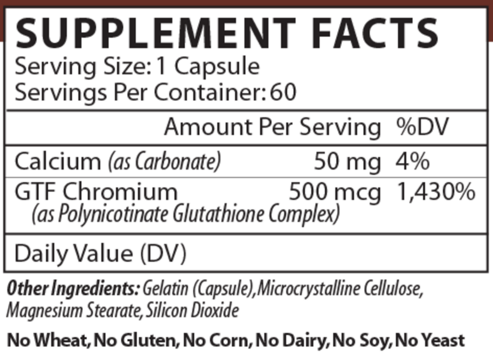 Product image for GTF Chromacin.