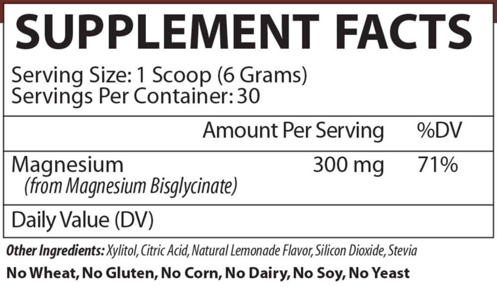 Product image for Magnesium Bisglycinate.