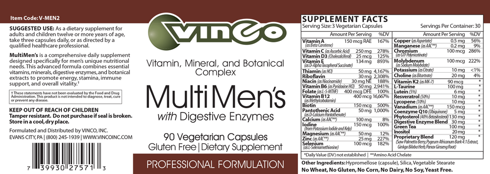 Product image for MultiMen's.