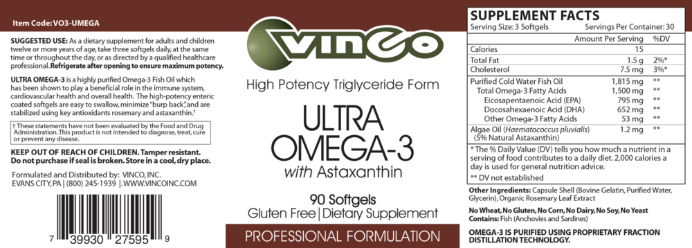 Product image for Ultra Omega-3.